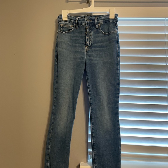 Good American High Rise Blue Jeans - Picture 1 of 5